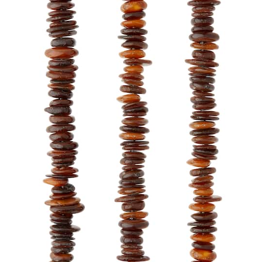 Amber Rondelle Mix Beads, 6mm by Bead Landing™
